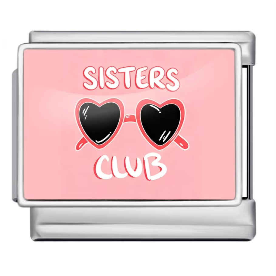 Wholesale italian Charm Bracelet 9mm DIY Colorful English Series Creative Stainless Steel Composable Bracelet