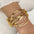 Wholesale  Personality Exaggerated Large Area Gloss Bohemian Bracelet