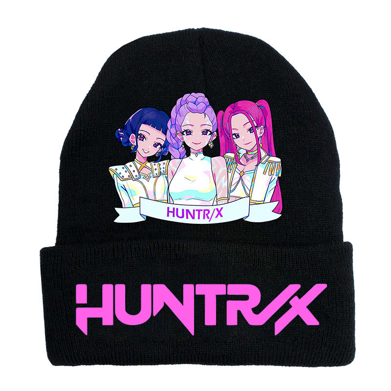 Wholesale kpop anime cartoon knitted hat Beanie