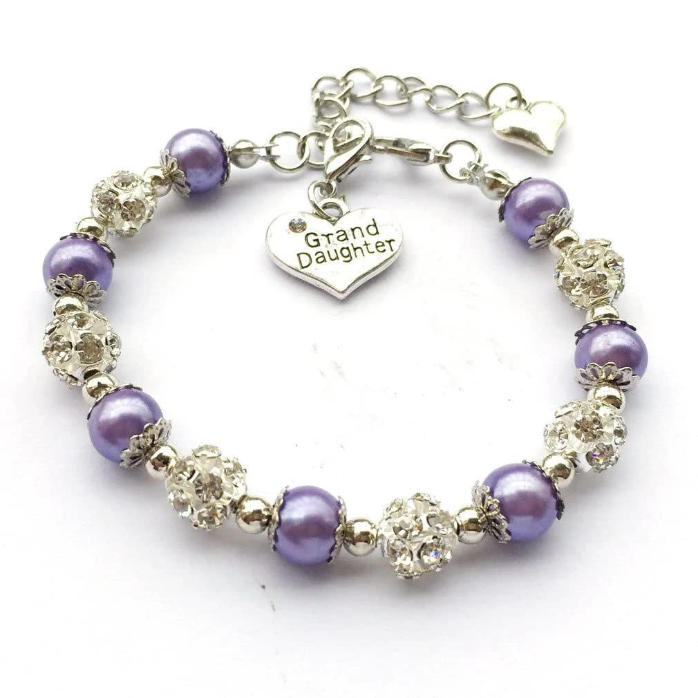 Wholesale Pearl  Diamond Bead Powder Pearl Handmade Beaded  Bracelet