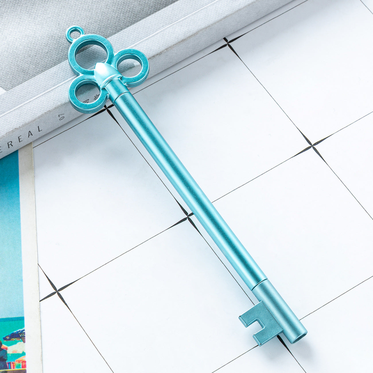 Wholesale stationery keychain cute cartoon retro ballpoint pen