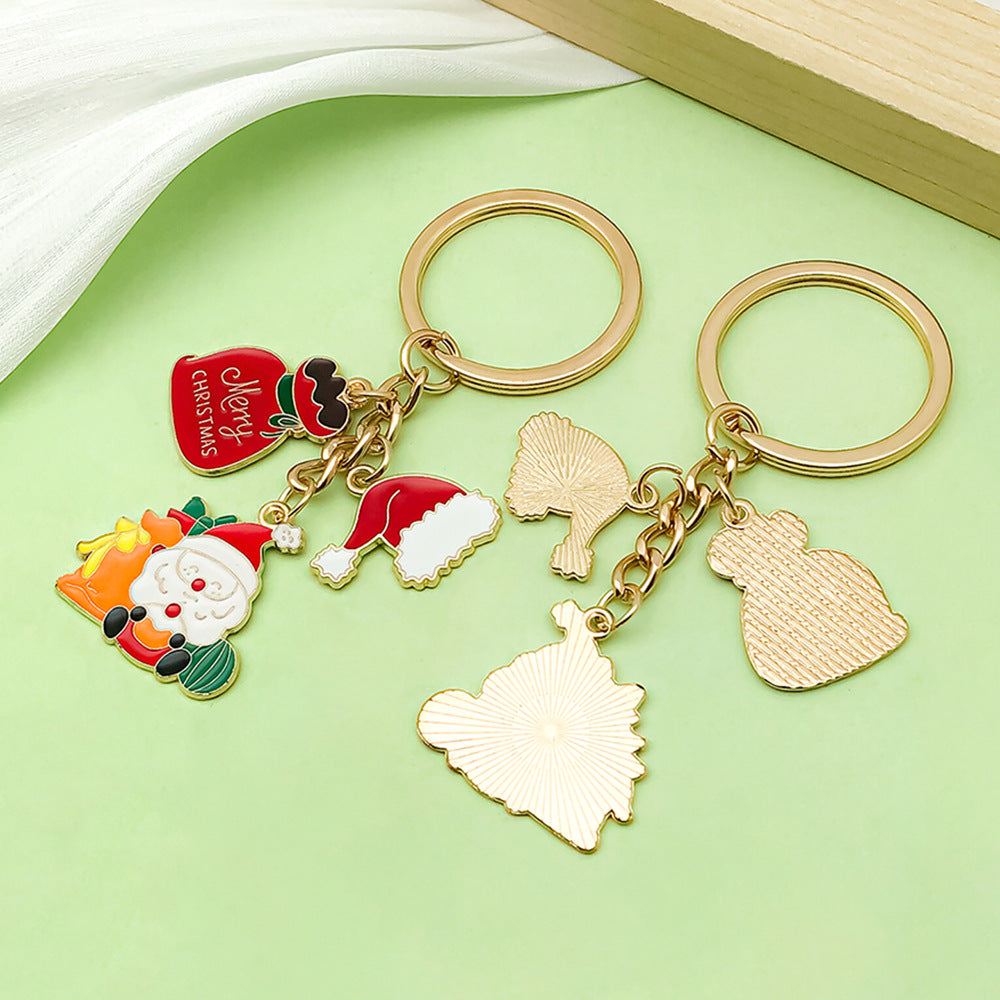 Wholesale Cute cartoon Christmas keychain