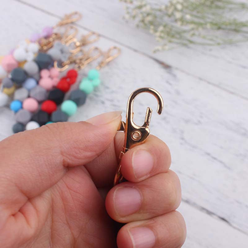 Wholesale Cartoon Animal Teething Bead Bracelet Buckle Keychains