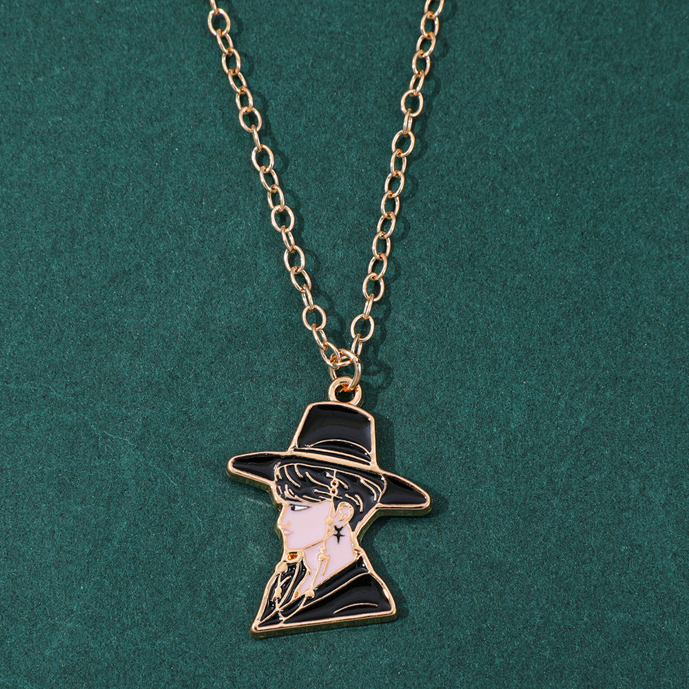 Wholesale KPop Demon Hunters Demon Hunters Necklace Cartoon Character Necklace