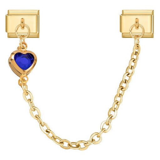 Wholesale Italian Charm Bracelet 9mm DIY heart-shaped  Creative Stainless Steel Composable Bracelet