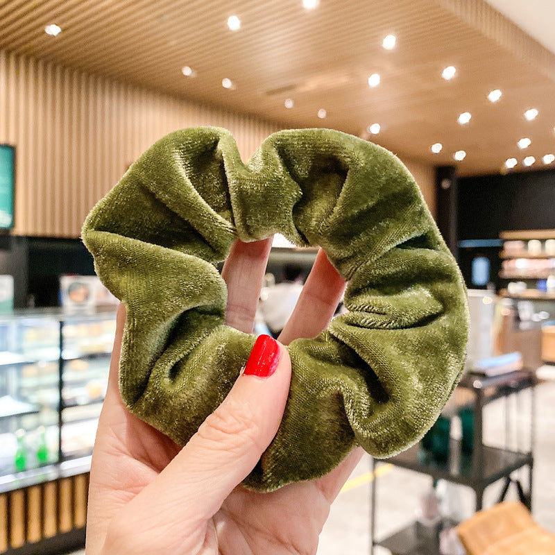 Wholesale Gold Velvet Plush Hair Band ACC-HS-Huidi025