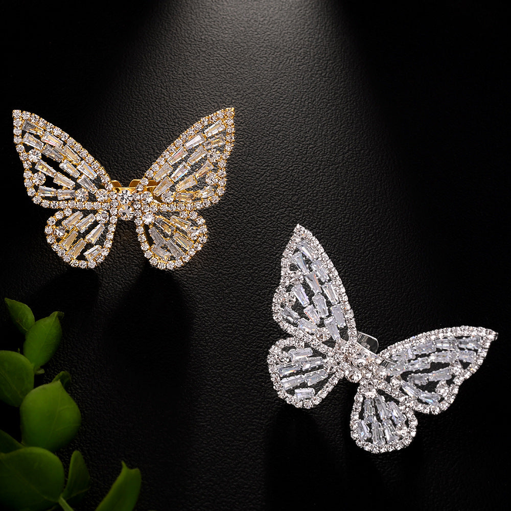 Wholesale Butterfly Ring  Light Luxury  Opening Ring Adjustable Rings