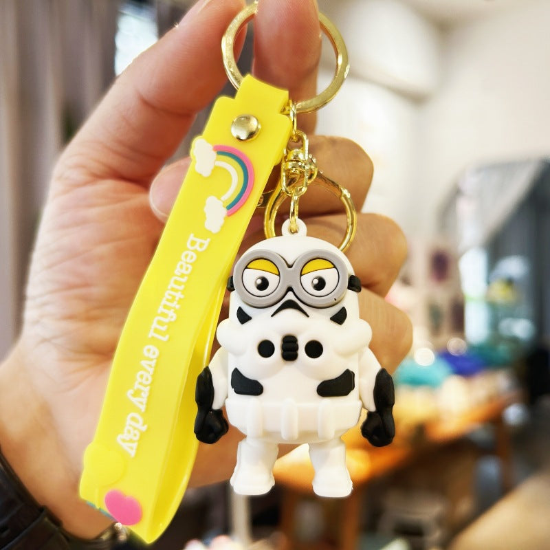 Wholesale Cartoon PVC Soft Glue Keychain ACCVIP-KC-WuY005