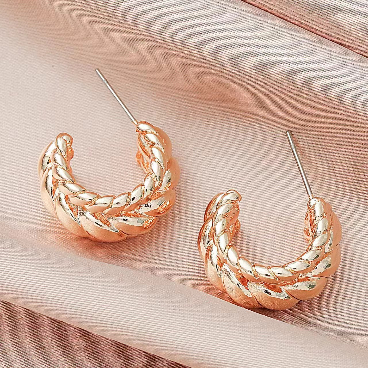 Wholesale Vintage Gold Geometric Circle Earrings ACC-ES-MY030