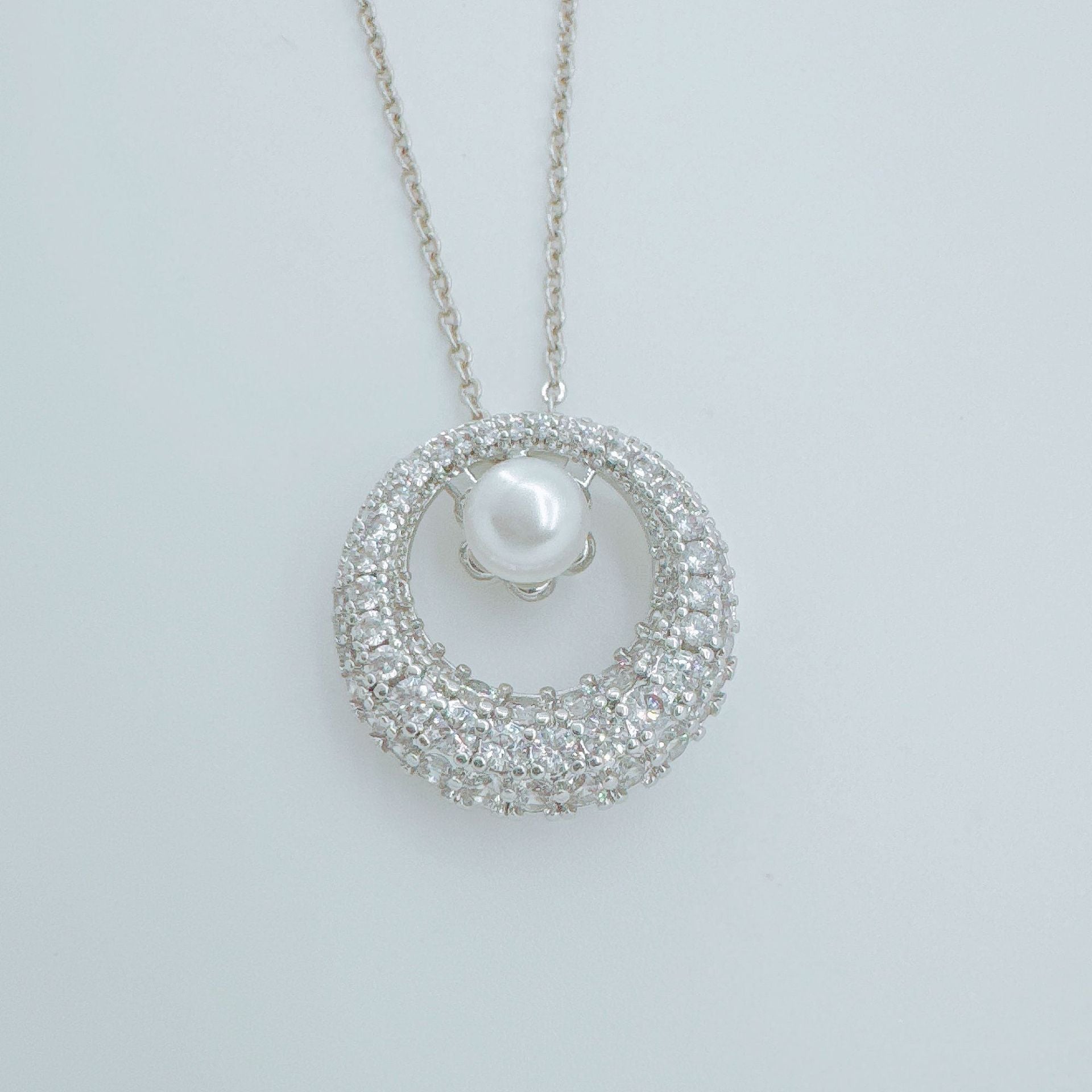 Wholesale Real Gold Plated Copper Zircon Jewelry Set Light Luxury Style Fashion Accessory for Women