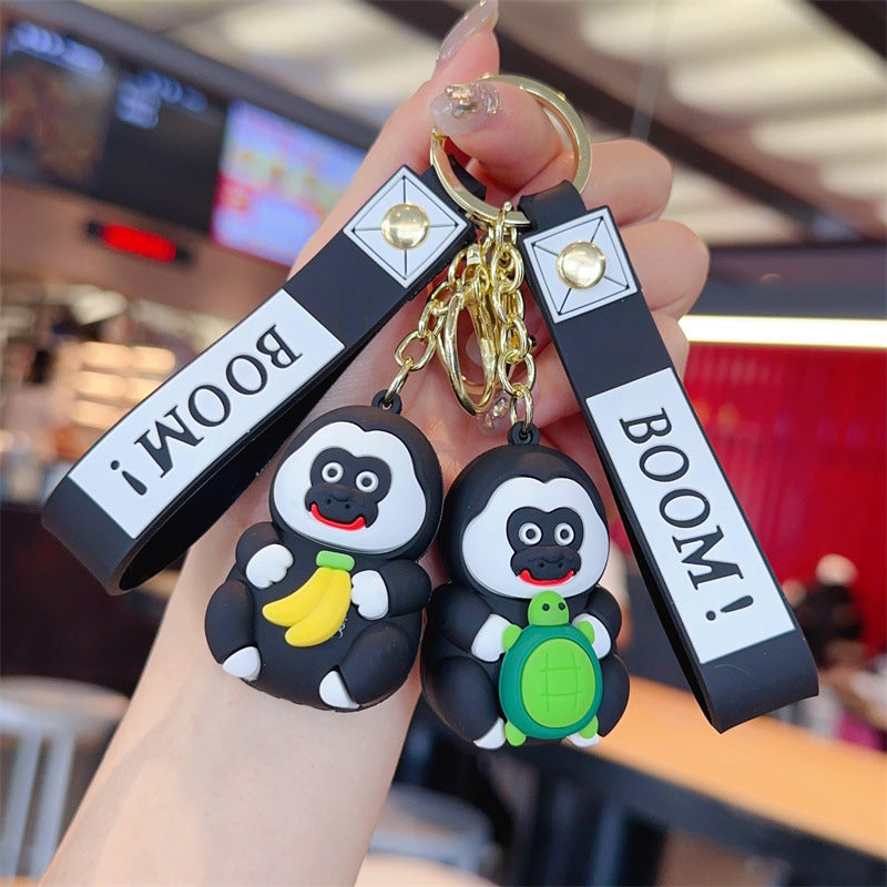 Wholesale Cartoon PVC Soft Glue Cute Keychain ACCVIP-KC-YueWei002