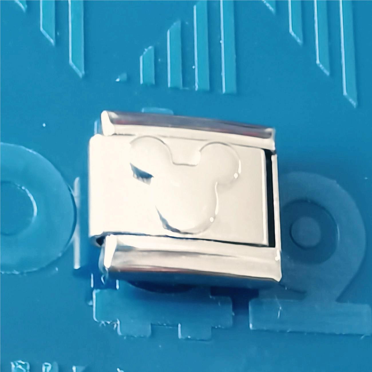 Wholesale Italian Charm Bracelet 9mm DIY Splicing Removable Stainless Steel Coconut Tree Composable Bracelet ACC-BT-XY053