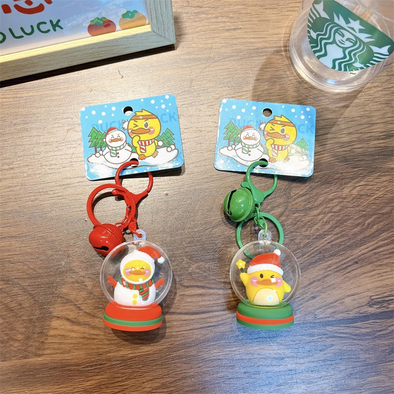 Wholesale Christmas Yellow Duck Keychains ACC-KC-WoAn016