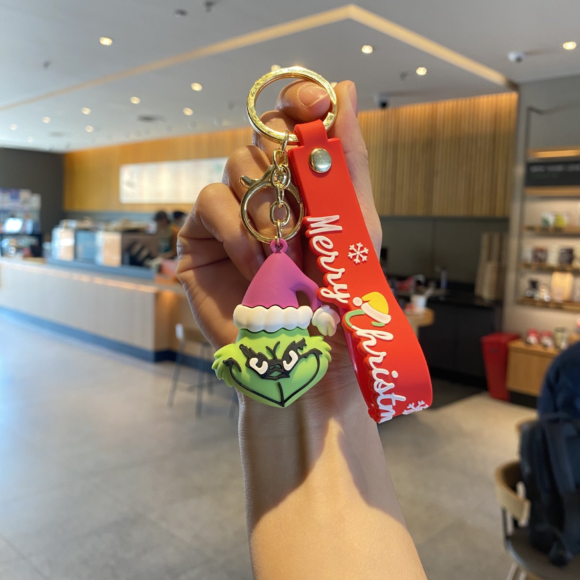 Wholesale Christmas Cartoon PVC Soft Keychain Creative Keychain ACCVIP-KC-MingTian001