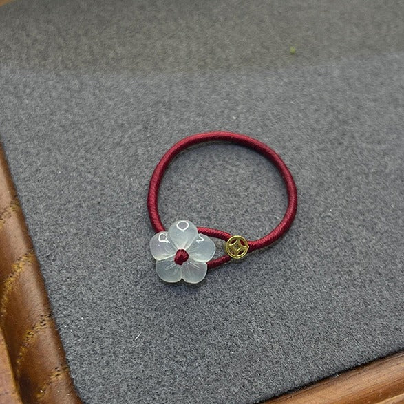 Wholesale Handwoven Pink Coin Ring Trendy Fashion Jewelry Accessory for Women