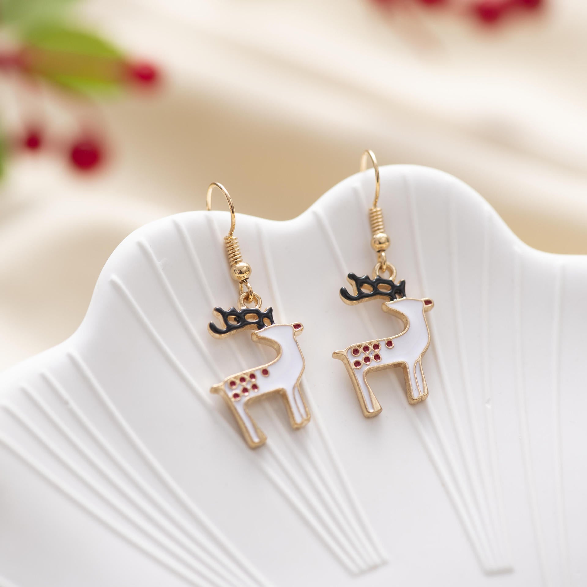 Wholesale Christmas Snowman Bell Earrings Santa Claus Earrings ACC-ES-Zhey003