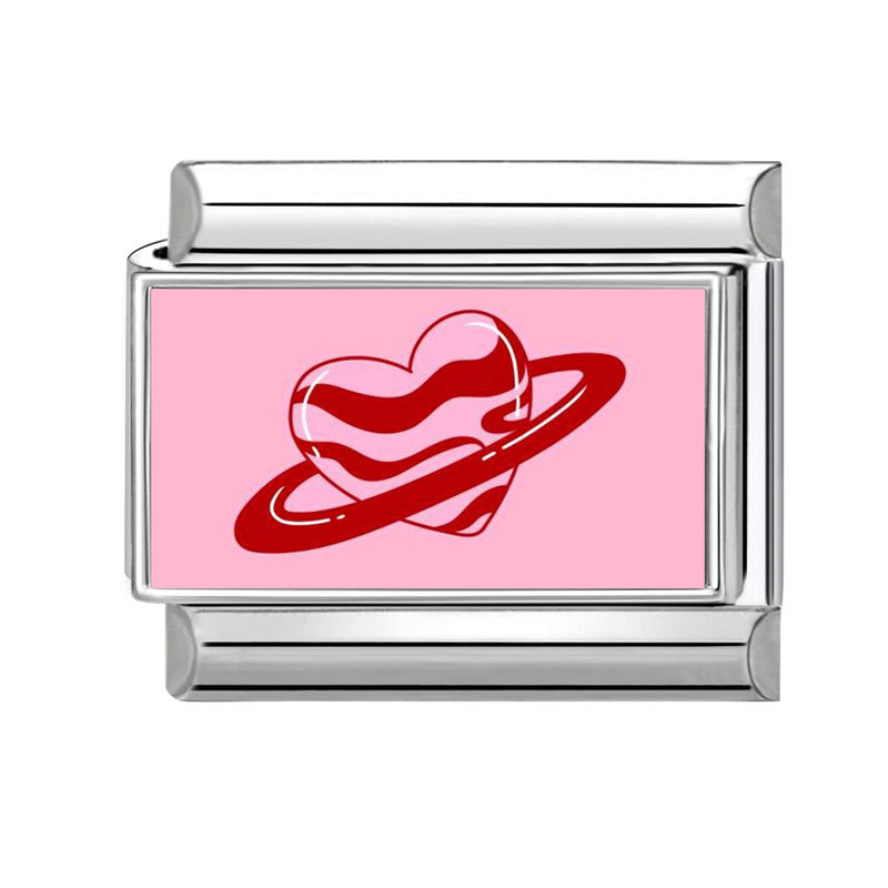 Wholesale 9mm Italian Charm Starter Bracelets DIY Butterfly Heart Stainless Steel Composable Bracelet