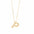 Wholesale Chubby Letter Pendant Clavicle Chain  Necklace