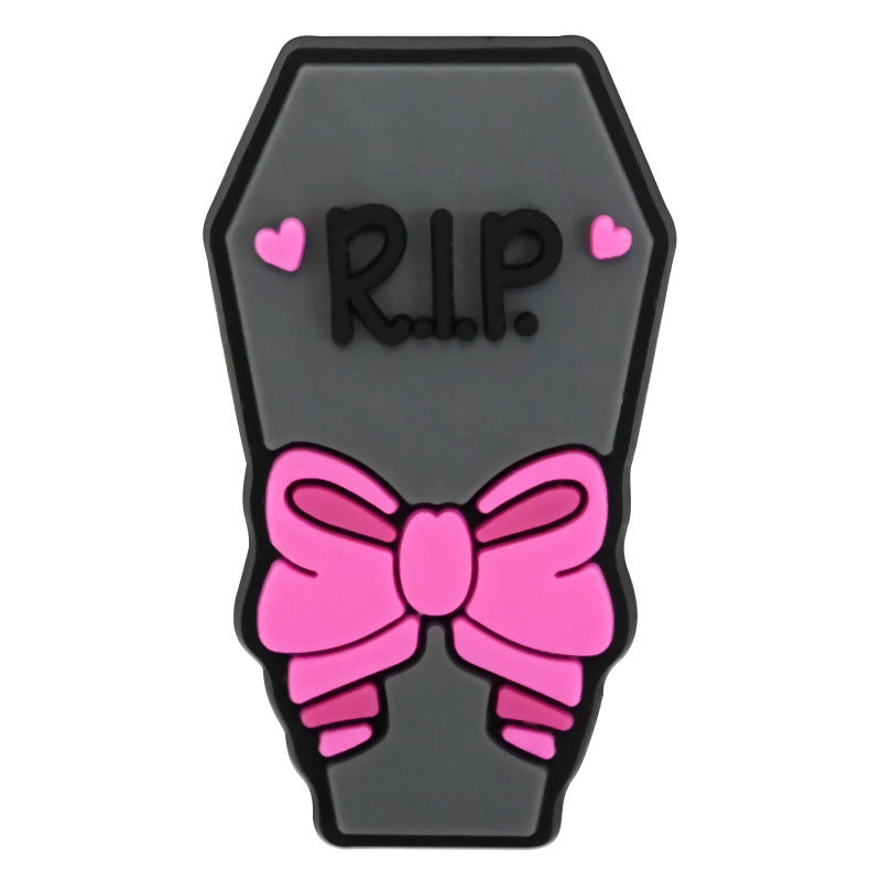 Wholesale  Random 100pcs cartoon coll girl PVC Soft Rubber Shoe Buckle Decoration