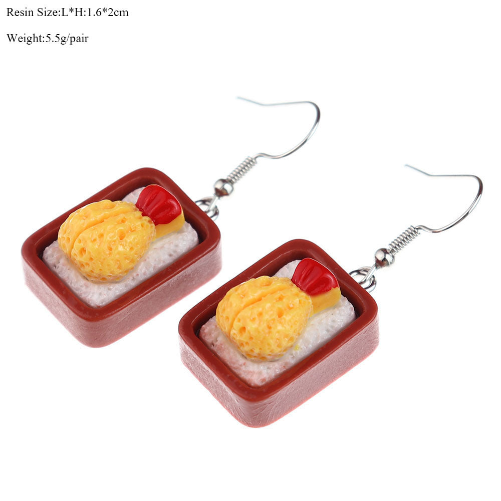 Wholesale cute  miniature food earrings
