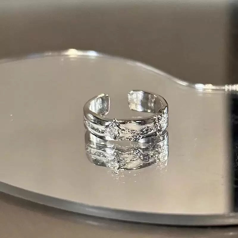 Wholesale Simple Light Luxury Ring  Open Ring