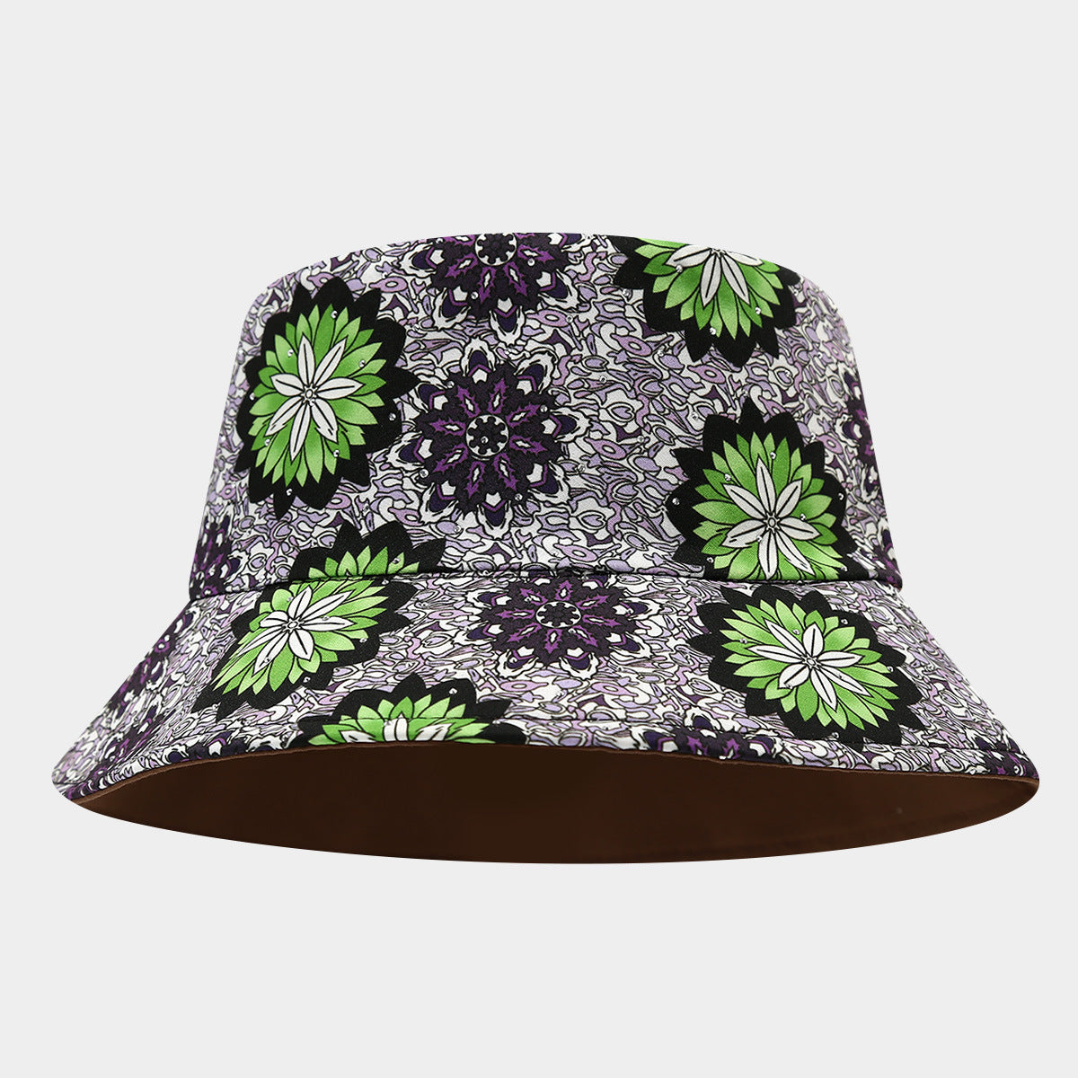 Wholesale Bohemian style pattern retro hot diamond double-sided fisherman hat
