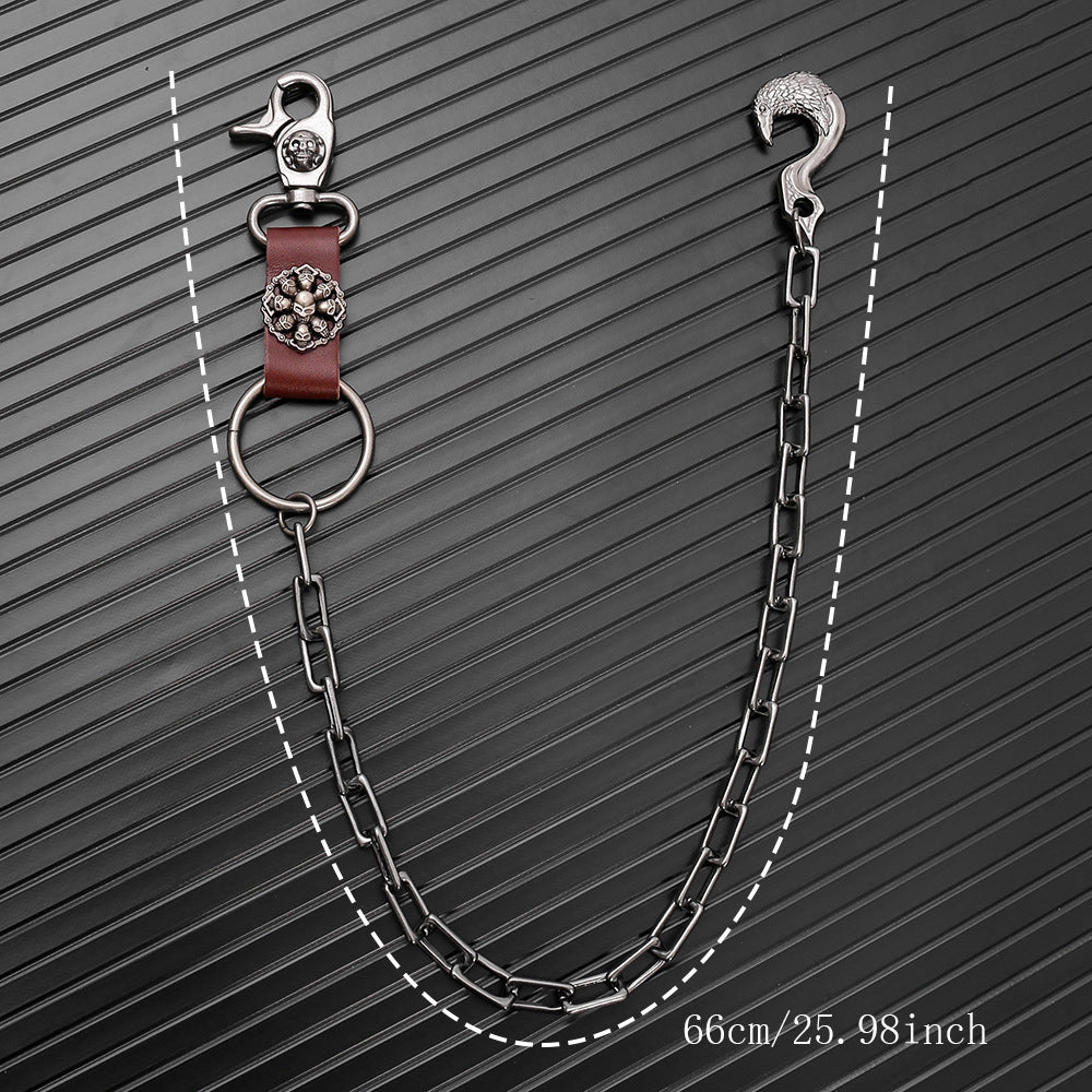 Wholesale Retro Metal Punk Waist Chain