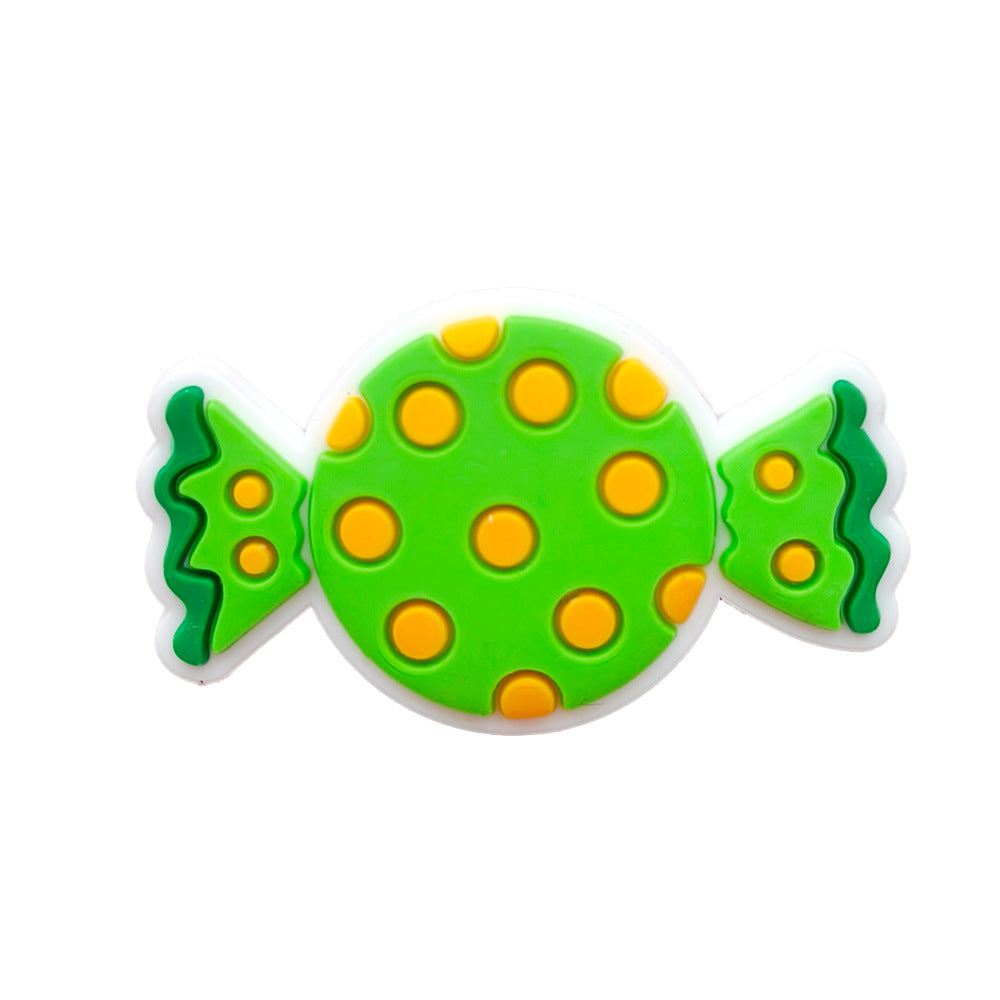 Wholesale Random 10pcs Cute Cartoon Candy Series Shoe Accessories Shoe Charms