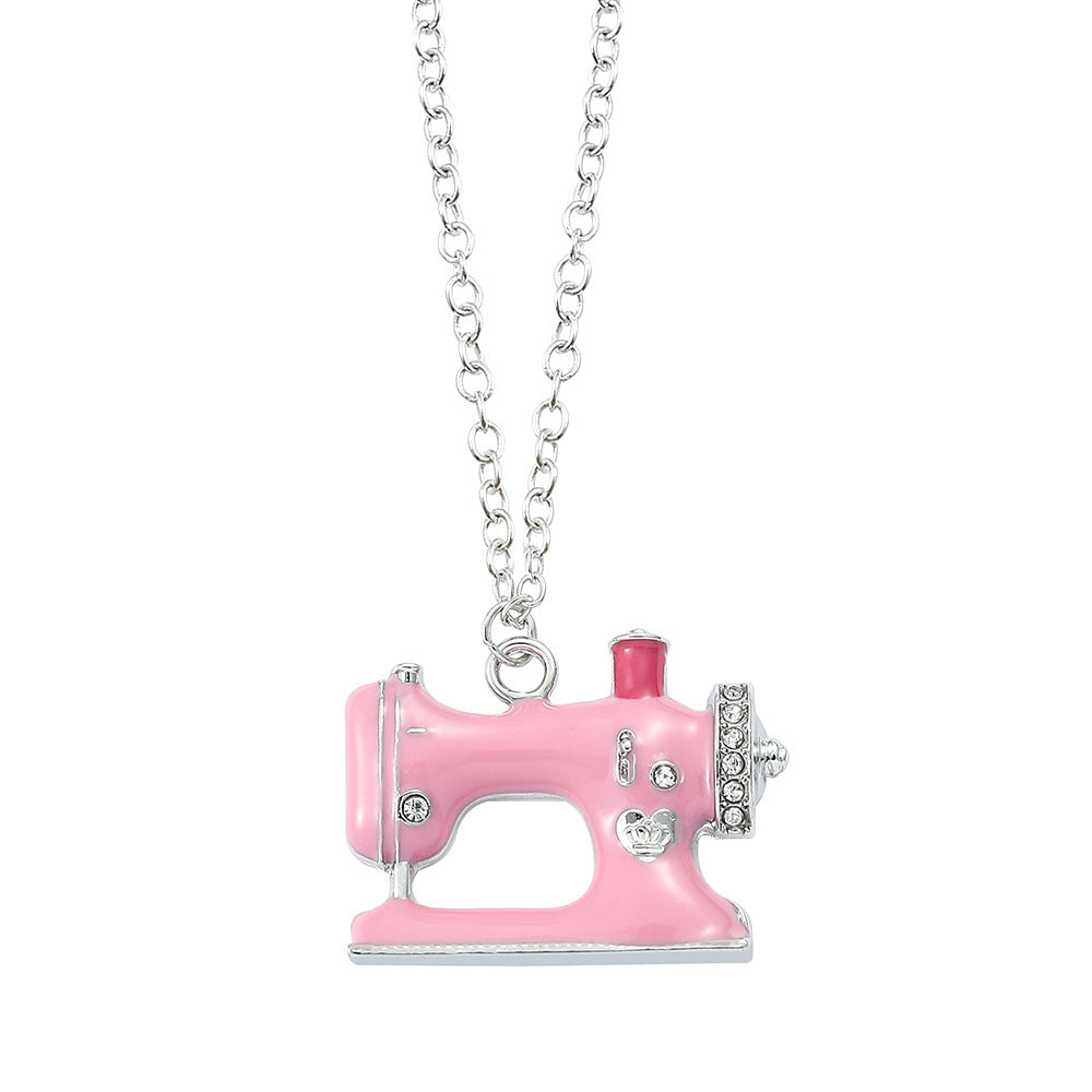Wholesale sewing machine pendant necklace