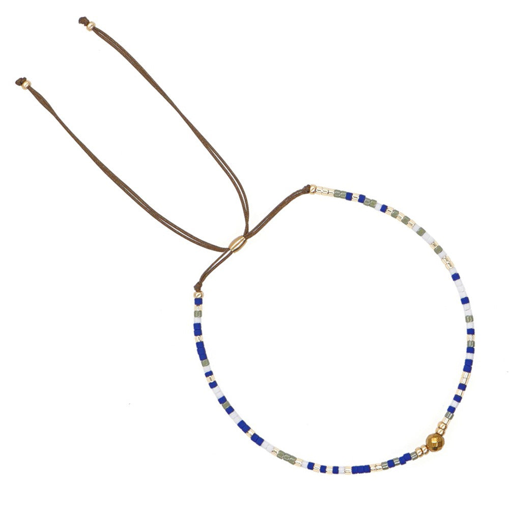 Bracelet perlé naturel de style bohème en gros