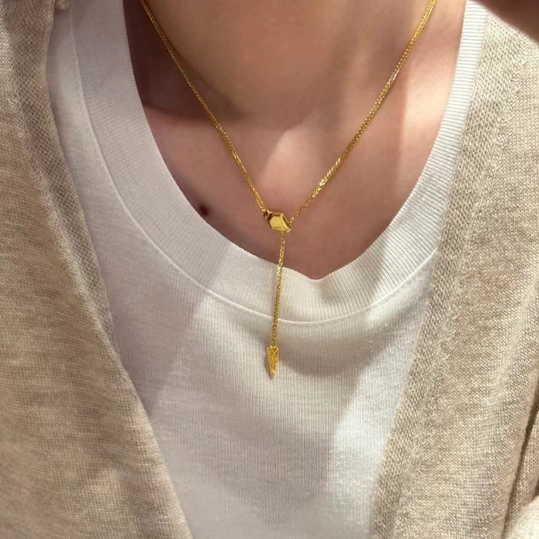 Wholesale Sterling Silver S925 Light Luxury Snake Head Necklace