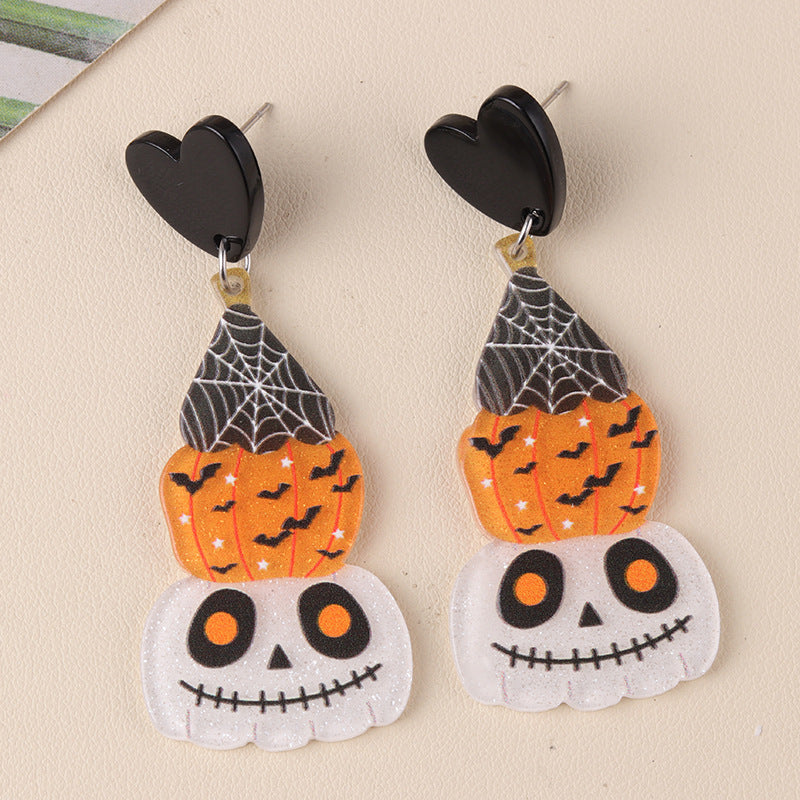 Wholesale Halloween Series Acrylic Earrings