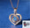 Wholesale s925 sterling silver Eternal Heart Love pendant necklace