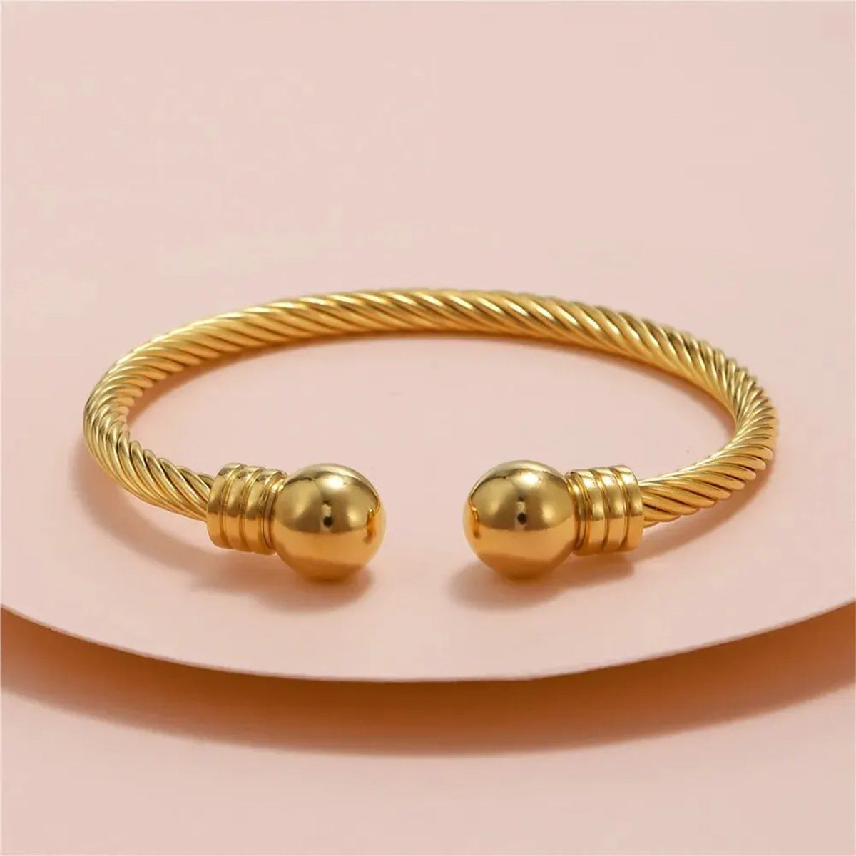 Wholesale  Stainless Steel Wire Rope Bracelet