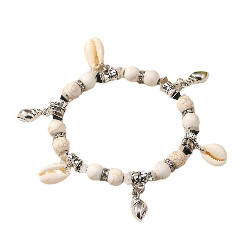 Wholesale Bohemian Ocean Style Colorful Seashell Bracelet