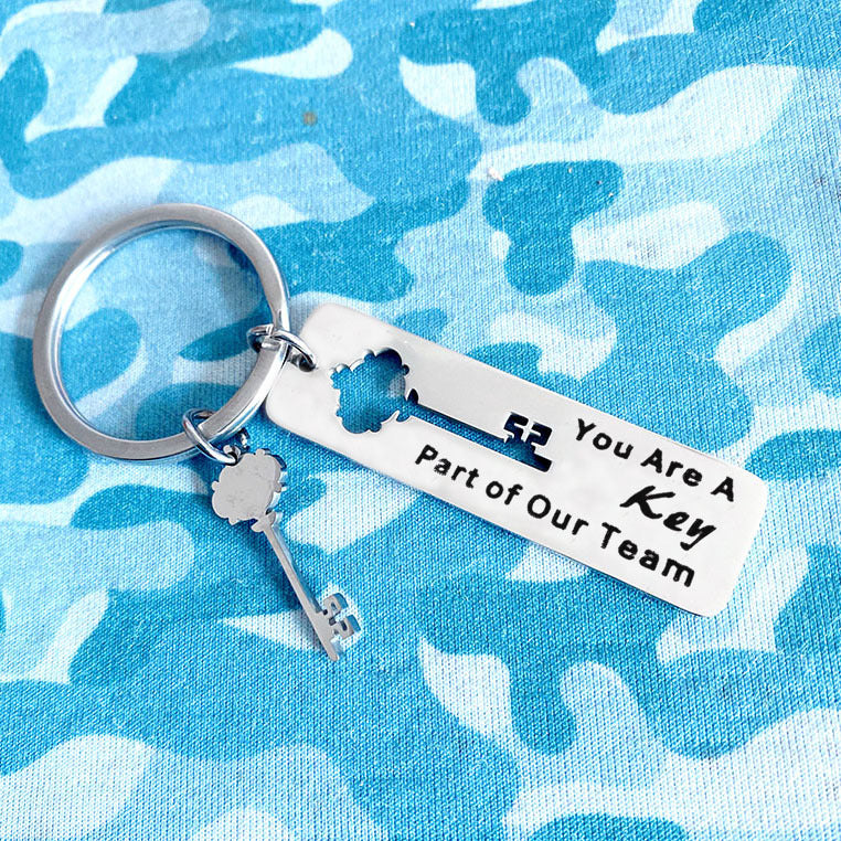 Wholesale You Are A Key Part of You Stainless Steel Keychain Gift