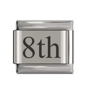 Wholesale 9mm Italian Charm Starter Bracelets DIY Laser Single Section Creative Stainless Steel Composable Bracelet