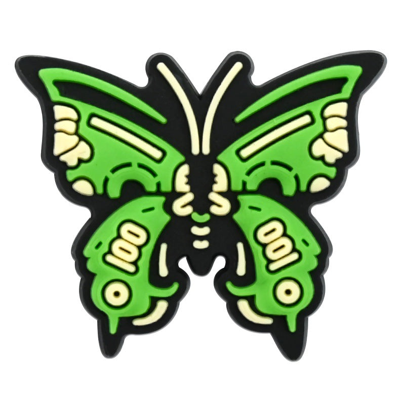 Wholesale   Random 100pcs USD seriesPVC Soft Rubber Shoe Buckle Decoration