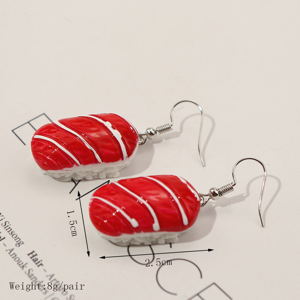 Wholesale fashion earrings funny foodie earrings