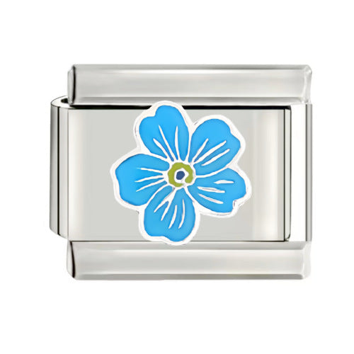 Wholesale Italian Charm Starter Bracelets DIY square Single Section Creative Stainless Steel Composable Bracelet