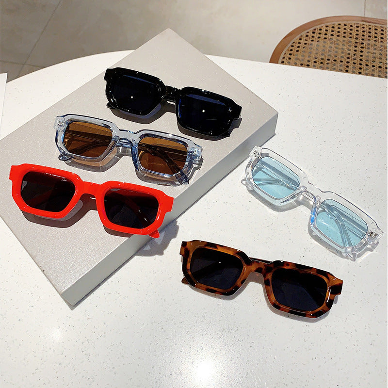 Wholesale Small Frame Square Sunglasses  All-match Sunscreen Glasses