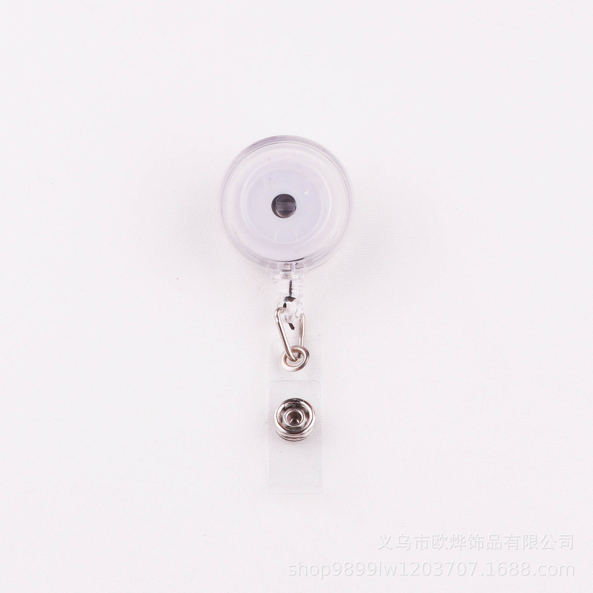 Wholesale 10pcs DIY Glossy Flat Easy Pull Badge Reels Retractable Keychains ACC-KC-OuYe002