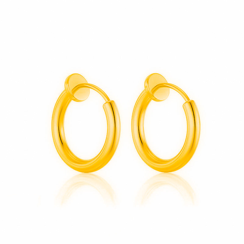 Wholesale titanium steel ear clip men's ear bone clip does not fade earrings