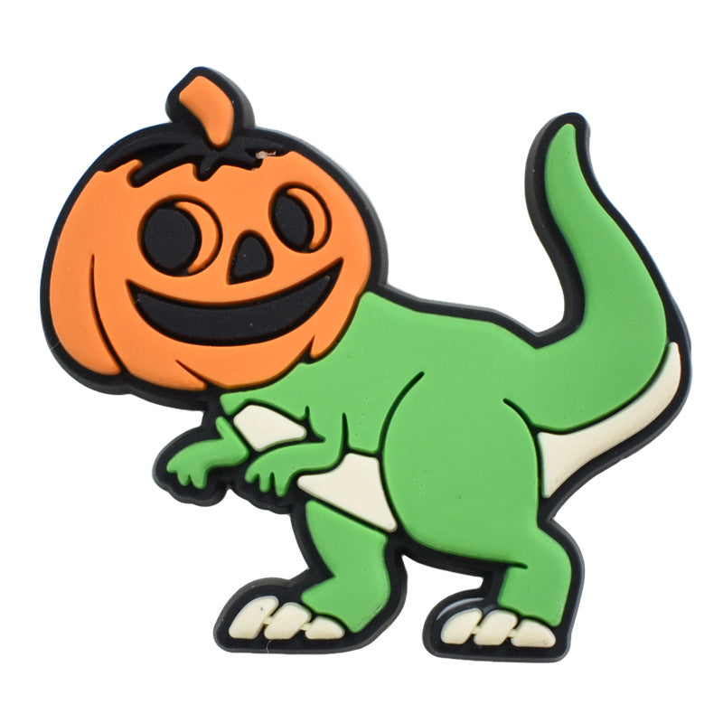 Wholesale Random 100pcs Halloween PVC Soft Rubber Shoe Buckle Decoration ACC-SC-RYY068