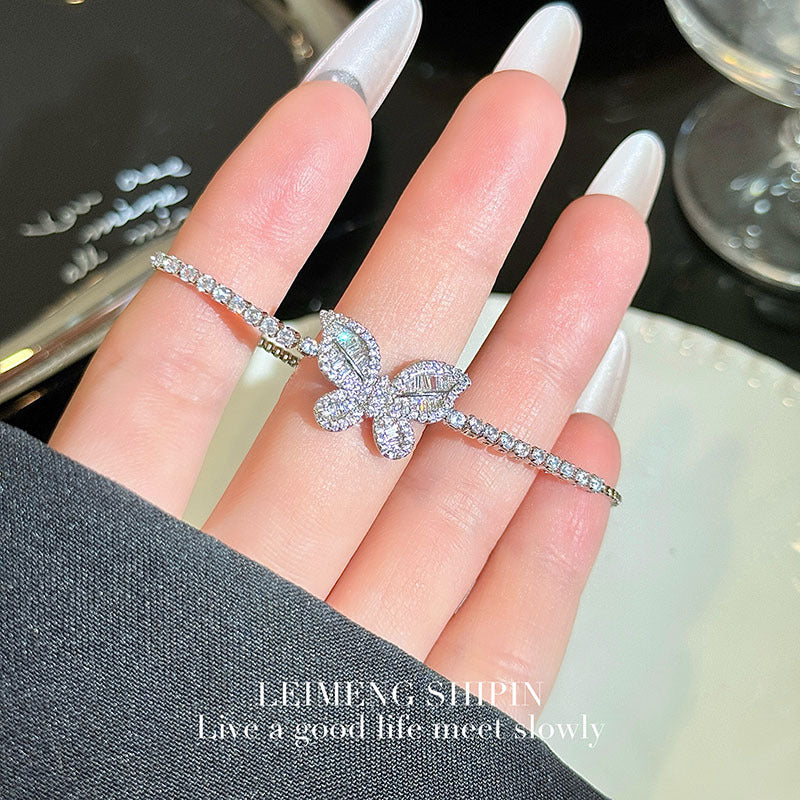 Wholesale  Butterfly Flower Bracelet  Luxury Style  Jewelry