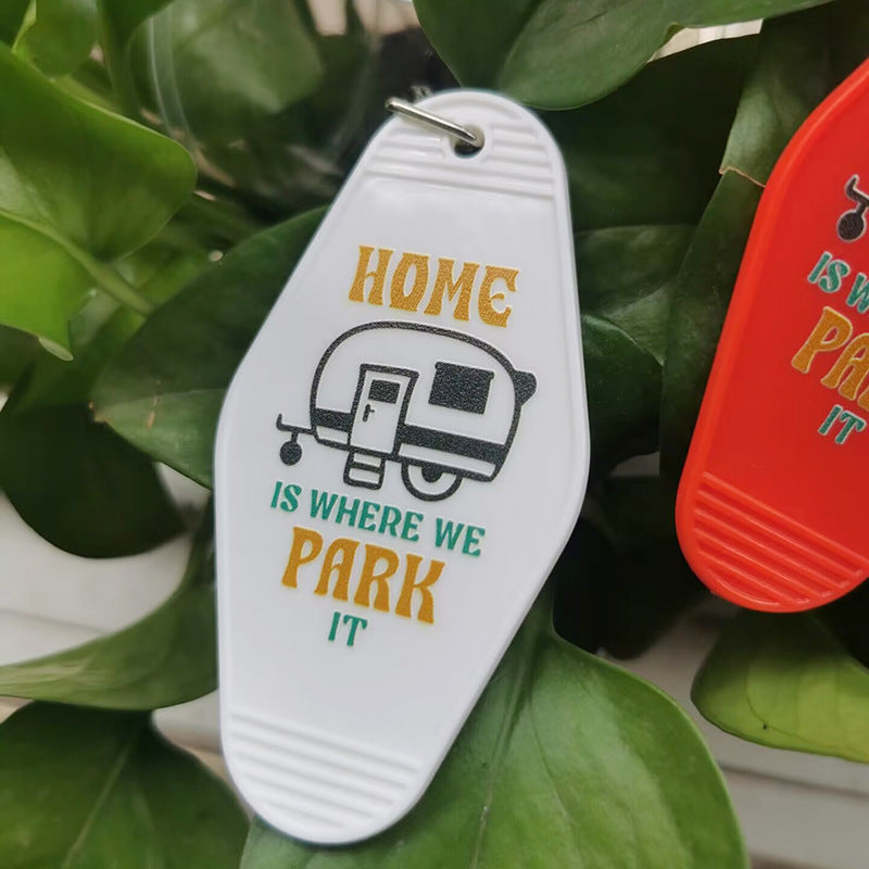 Wholesale Motel Camping Gift RV Keychain ACC-KC-MeiXin009