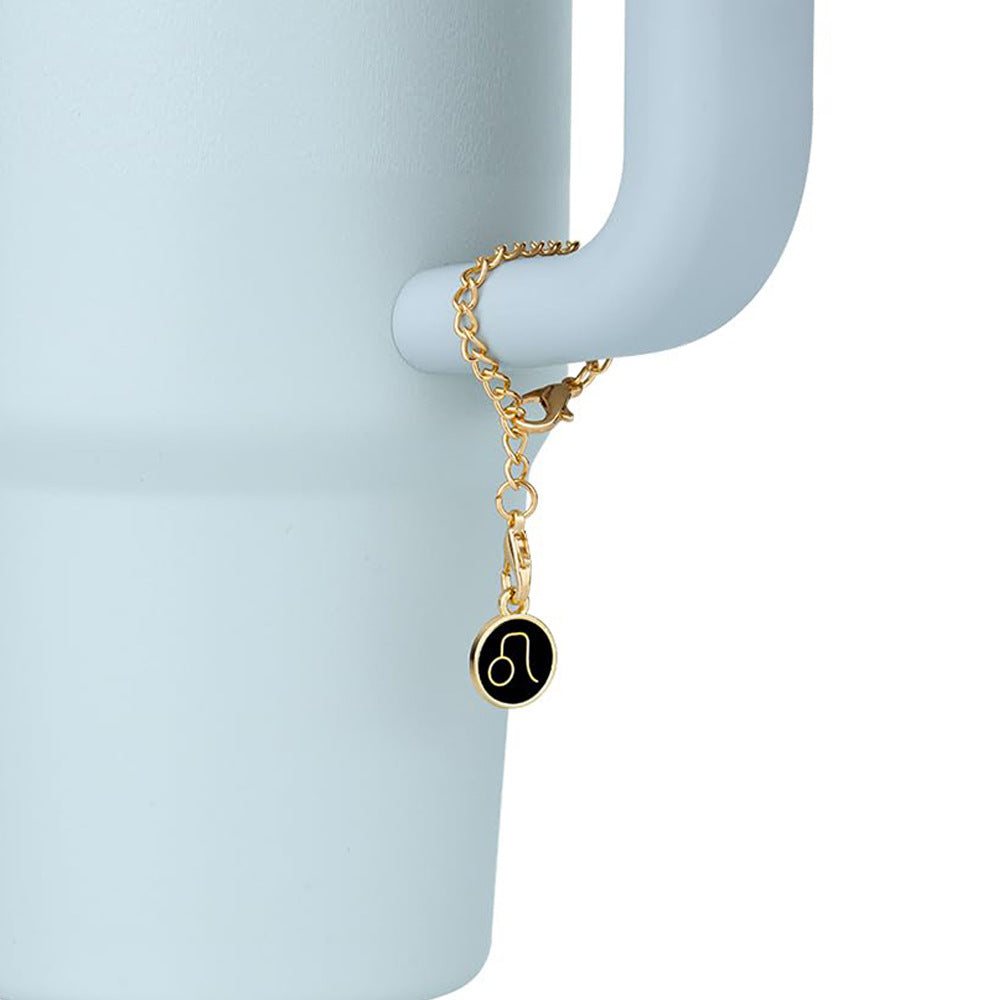 Wholesale Twelve Zodiac Signs Chain 40oz Cup Alloy Pendant Cup Accessories ACC-CA-ShiXuan004