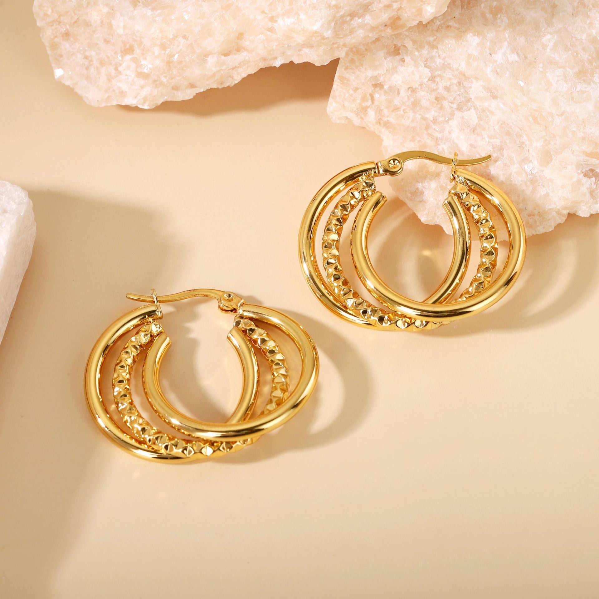 Wholesale titanium steel  non-fading earrings