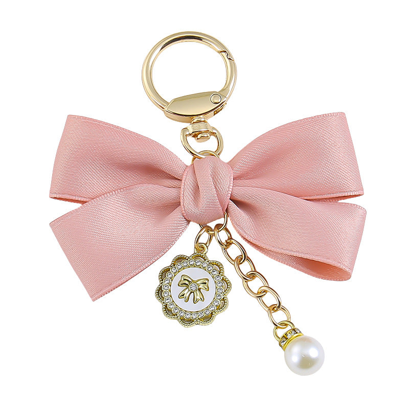 Wholesale Ribbon Bow Pendant Bag Keychain