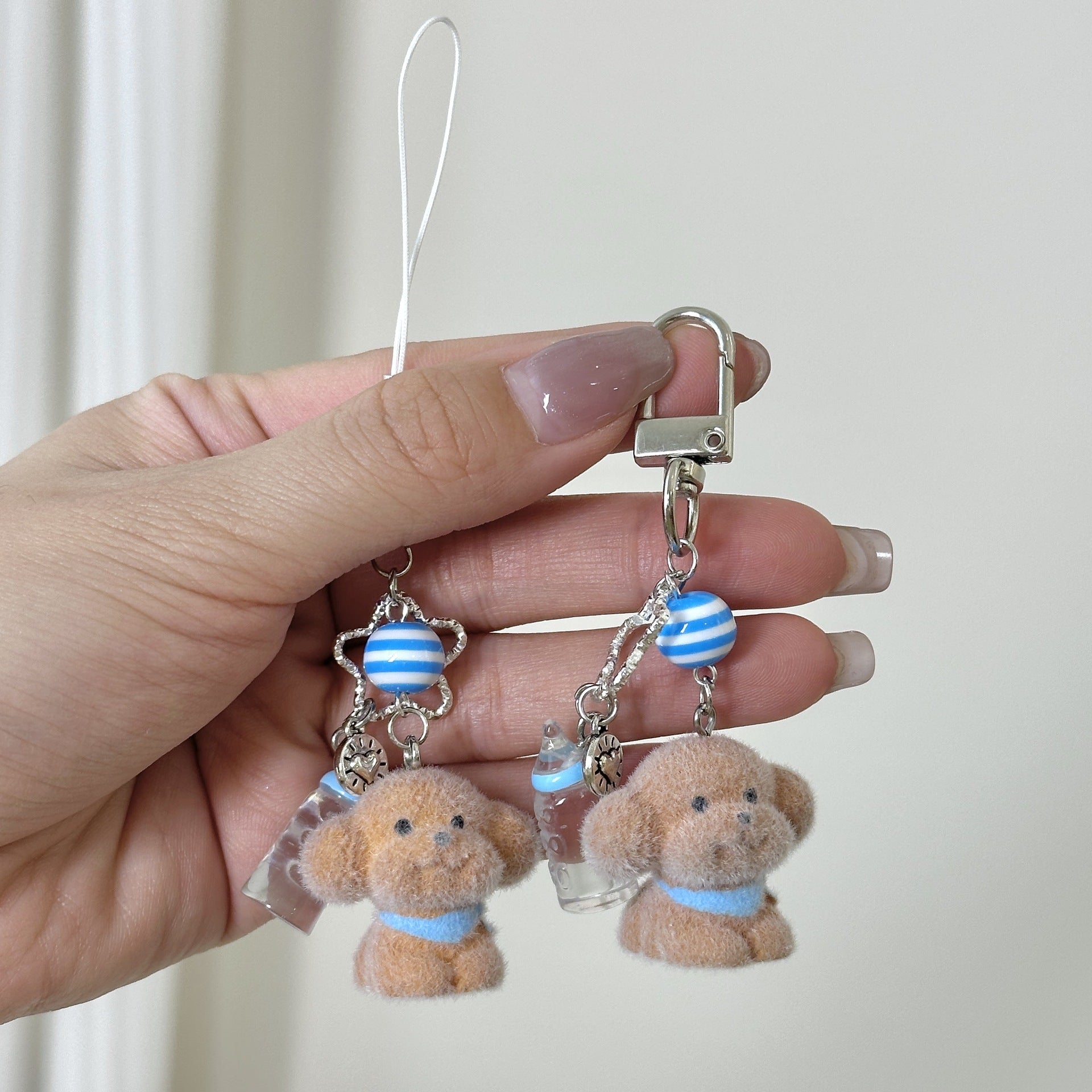Wholesale Flocking Koala  Pendant Keychain